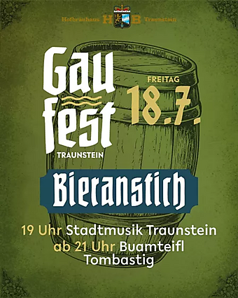 Bieranstich mit Tag der Vereine und Betriebe