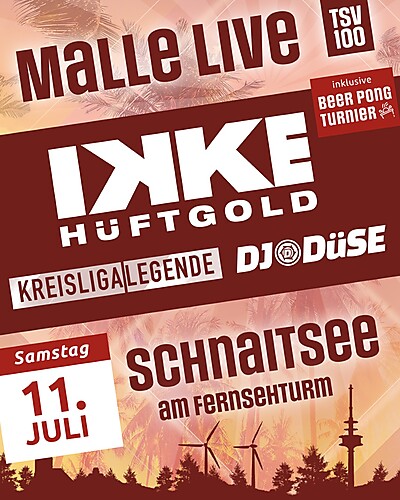„Malle Live Party“ mit Ikke Hüftgold & Co. in Schnaitsee